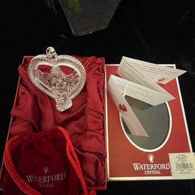 2007 WATERFORD LEAD CRYSTAL ANGEL ORNAMENT