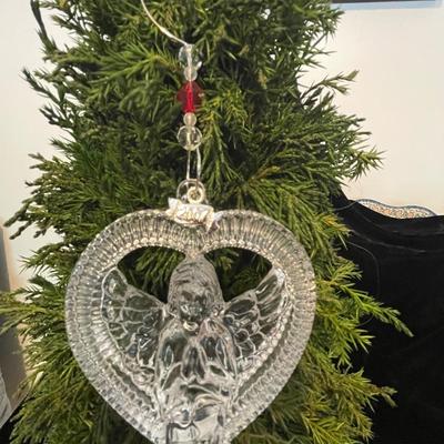2007 WATERFORD LEAD CRYSTAL ANGEL ORNAMENT