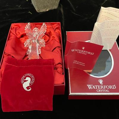 2008 ANNUAL ANGEL WATERFORD LEAD CRYSTAL ORNAMENT