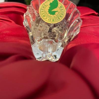 2009 ANGEL WATERFORD LEAD CRYSTAL ORNAMENT