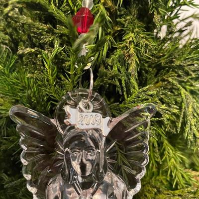 2009 ANGEL WATERFORD LEAD CRYSTAL ORNAMENT