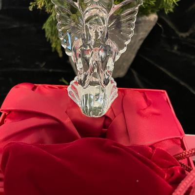 2009 ANGEL WATERFORD LEAD CRYSTAL ORNAMENT