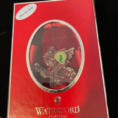 NEW FOR 2010 WATERFORD ANGEL CRYSTAL ORNAMENT