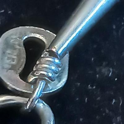 Beautiful vintage Southwest QT Sterling Liquid Silver 5 Strand Turquoise Heart Inlay Necklace