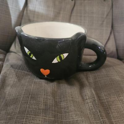 Black Cat Soup Mug
