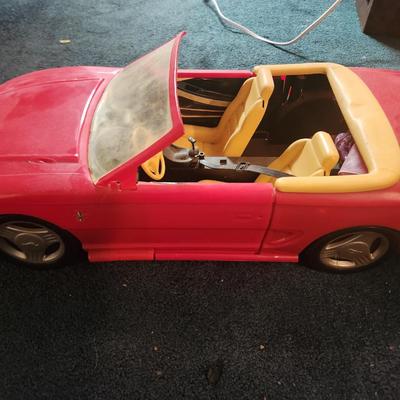 Red Barbie Car