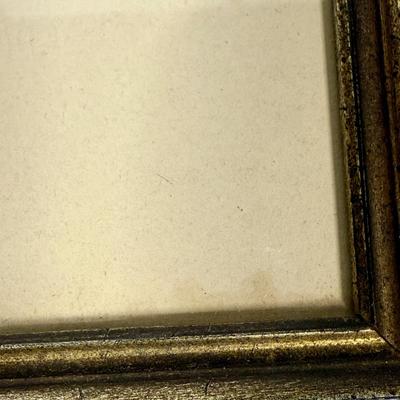 Sale Photo Thumbnail #369: This piece of art came from the estate of Carmen Oyharzabal, a well know resident of San Juan Capistrano, CA who cared for Pastor Paul Martin.  The artwork is In good condition with a personal note written on the back by Pastor Paul Martin to Carmen (pape