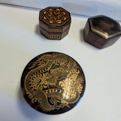 Several Materials Of Trinket Jewelry Boxes Textured #3