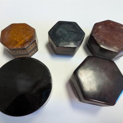 Several Materials Of Trinket Jewelry Boxes Textured #3