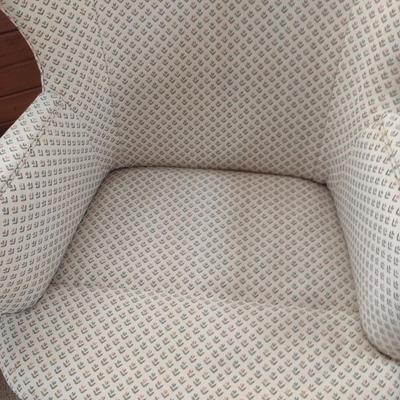 Upholstered Wing Back Chair