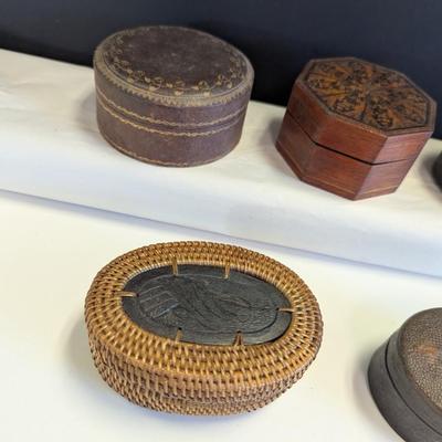 Antique Trinket Boxes Textured #7