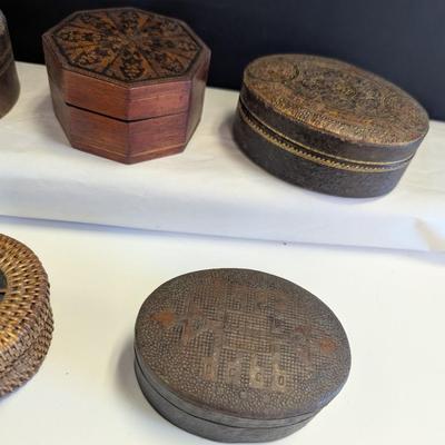 Antique Trinket Boxes Textured #7