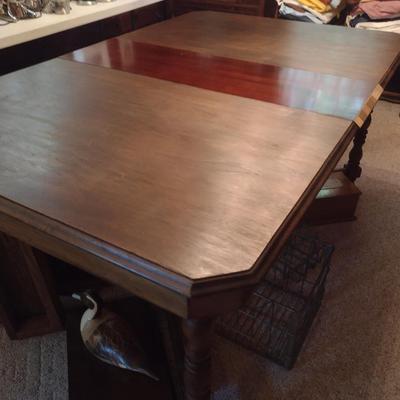 Vintage Wooden Dining Table- Approx 66" x 42"