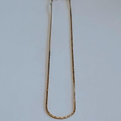 14 Kt marked bracelet with Amythyst 14 KT marked earrings