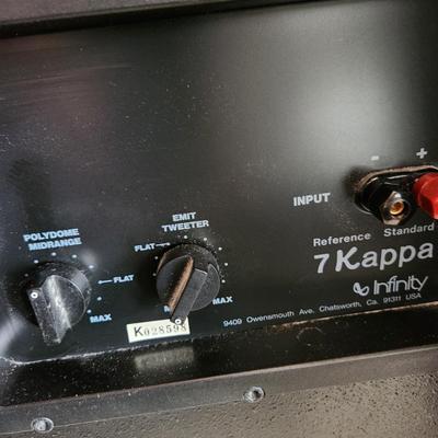 2 Infinity 7 Kappa Speakers Working K028598 K028600