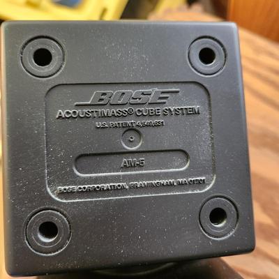 2 - Bose Double Dual Cube Two Speakers Acoustimass Lifestyle Mountable Surround