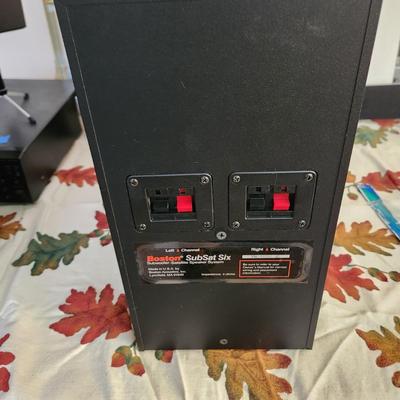 Boston Acoustics SubSat Six Subwoofer Speaker tested