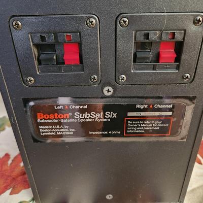 Boston Acoustics SubSat Six Subwoofer Speaker tested