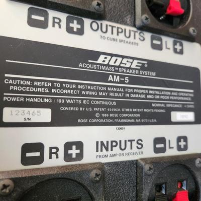 Lot of 3 Speakers Bose AM-5 , Nec SubWoofeer SW-300 Technics SB-Afc31 Speaker System