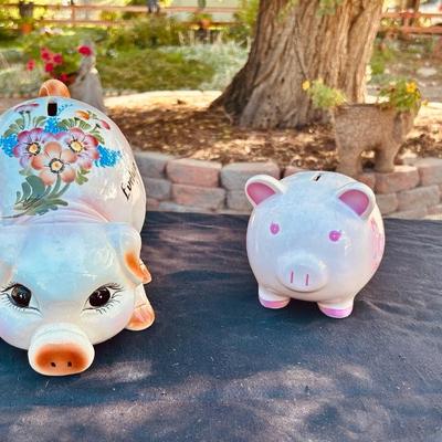 EVELYN THE PIGGY BANK AND MY FIRST PIGGY BANK