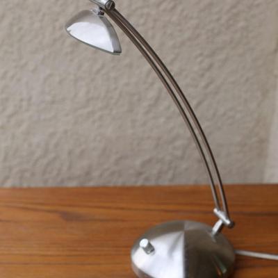 Sale Photo Thumbnail #13: Cute silver desk lamp