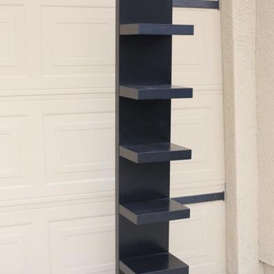 Sale Photo Thumbnail #19: Tall black Standing Shelf