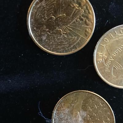 Vintage Guardian Angel tokens - Good luck token - Marine Corps token - Toys for Tots - Tokens to pay it forward