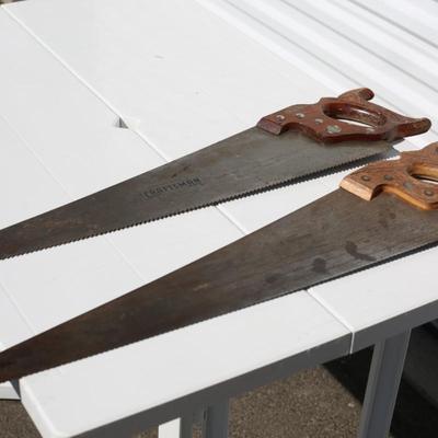 Sale Photo Thumbnail #42: 2 hand saws