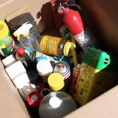 Sale Photo Thumbnail #91: Appears to be shop chemicals