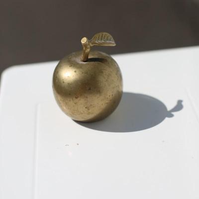 Sale Photo Thumbnail #113: Cute Brass Apple bell