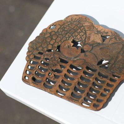 Sale Photo Thumbnail #115: Metal teapot tray