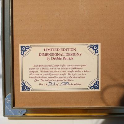 Sale Photo Thumbnail #137: Beautiful limited edition piece #785 of 1750 in gold frame