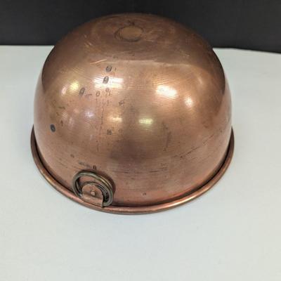 Sale Photo Thumbnail #1848: Antique Copper Mixing Bowl 10" In Diameter