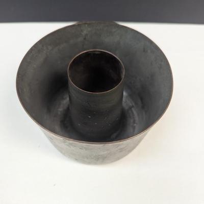 Sale Photo Thumbnail #1856: Antique Brass Ring Mold With Lid