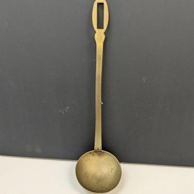 Sale Photo Thumbnail #662: Antique 17 1/4" Brass Ladle
