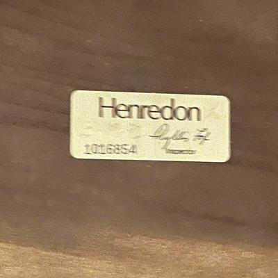 Sale Photo Thumbnail #106: Henredon Ming Coffee Table. Small blemish on the edge of the top (See Photos).  This table is very heavy.
43"X43"X16"