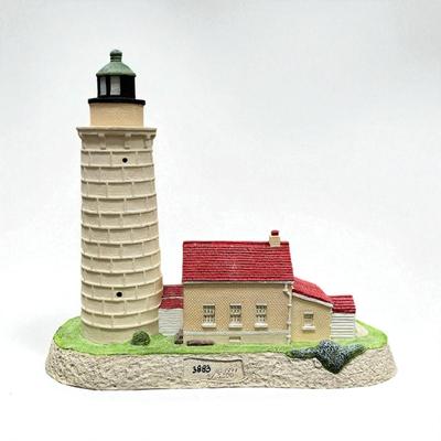 Sale Photo Thumbnail #131: Harbour Light Cana Island Lighthouse and Box.  #119   This lighthouse was introduced in January 1992 and retired in September 1995.  It includes the Certificate of Authenticity
Approximately  6.5" Tall