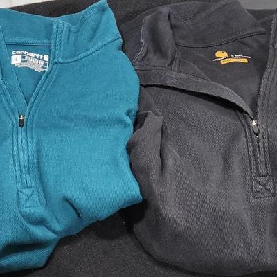 Sale Photo Thumbnail #145: Vintage Carhartt Half Zip Pullovers.

Will receive both items pictured and are in great condition.