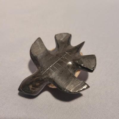 Carved Jade and Fluorite Marine Life Figurines (K-EL)