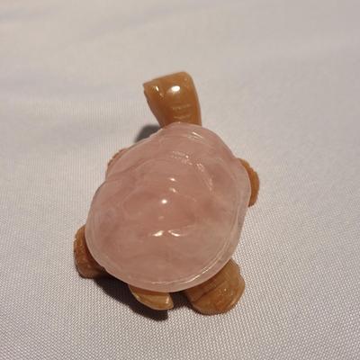 Carved Jade and Fluorite Marine Life Figurines (K-EL)