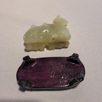 Carved Opalite, Jade, & More Animal Figurines (K-EL)