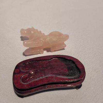 Carved Opalite, Jade, & More Animal Figurines (K-EL)