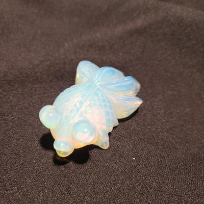 Carved Opalite, Jade, & More Animal Figurines (K-EL)