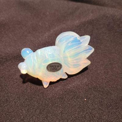 Carved Opalite, Jade, & More Animal Figurines (K-EL)