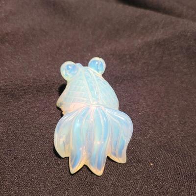 Carved Opalite, Jade, & More Animal Figurines (K-EL)