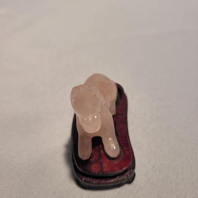 Carved Opalite, Jade, & More Animal Figurines (K-EL)