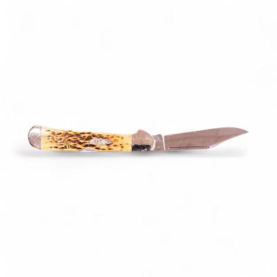Sale Photo Thumbnail #147: Case XX 2002 Amber Bone Copper Lock 61549L SS  NO BOX