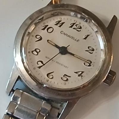 Three women's watches -Caravelle, Milan, Vintage Timex Indiglo