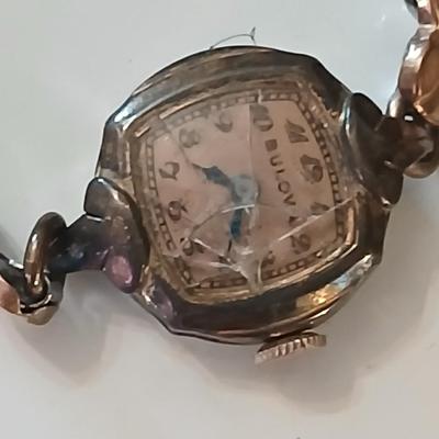 Three vintage watches - Bulova, Elgin, Baylor