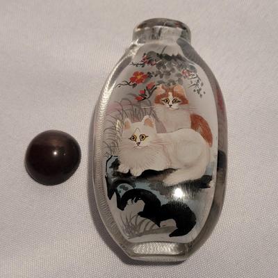 Opal and Glass Snuff Bottles (K-EL)